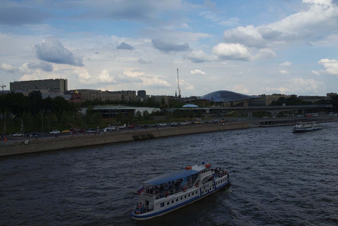 モスクワ川の景色