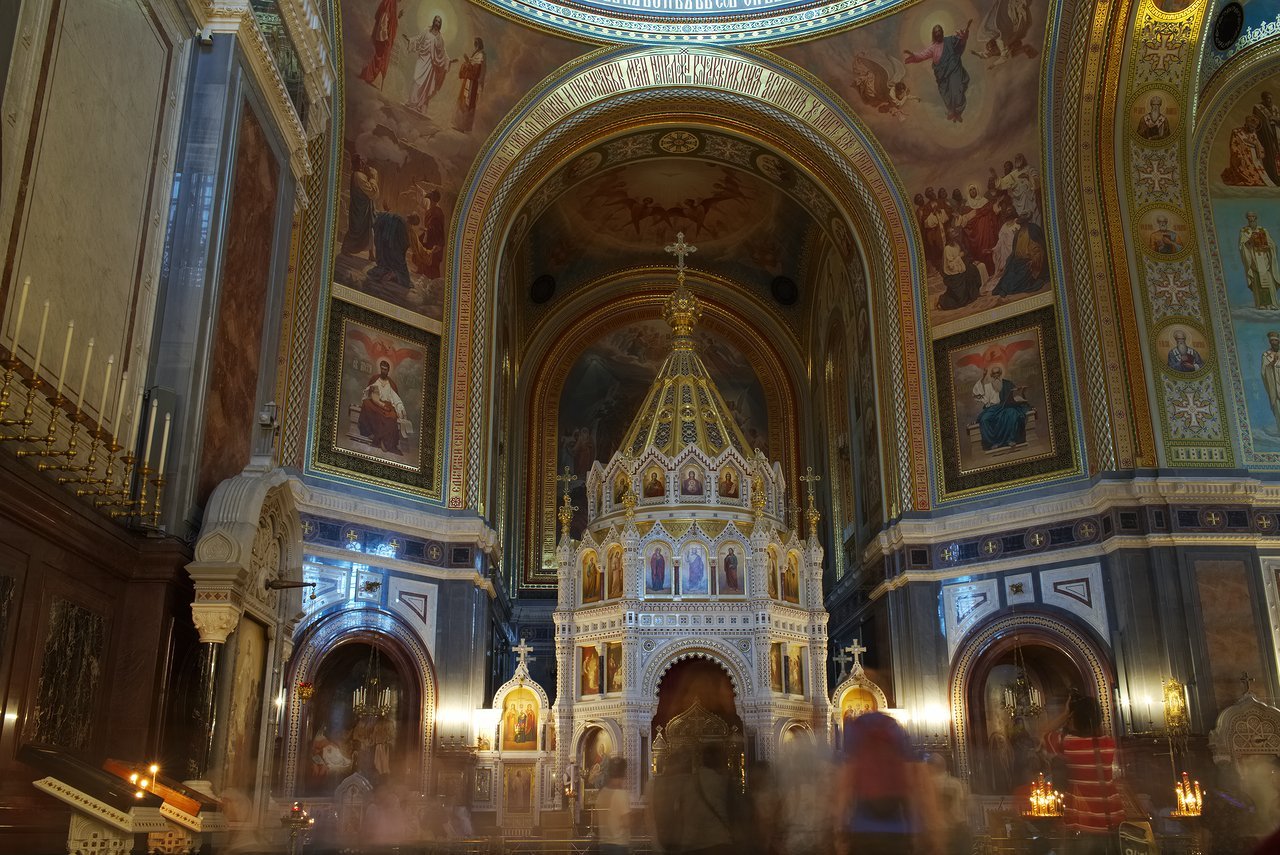 救世主ハリストス大聖堂の内部