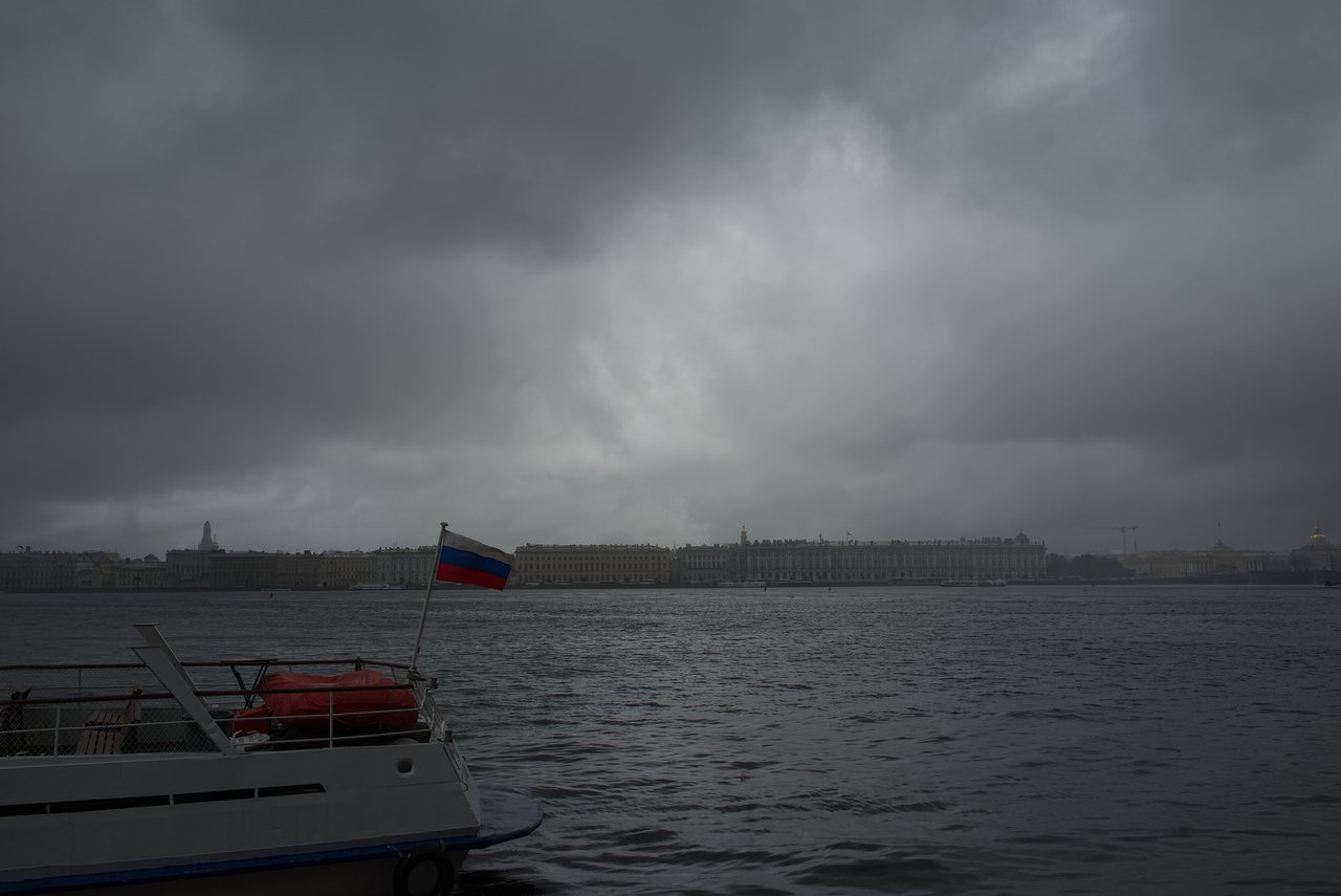 サンクトペテルブルク最終日は悪天候