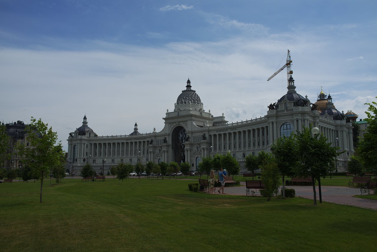 「農業宮殿」と呼ばれている建物（タタールスタン食糧・農業省）