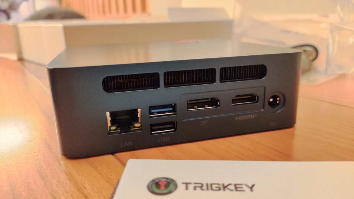 TRIGKEY S5の背面