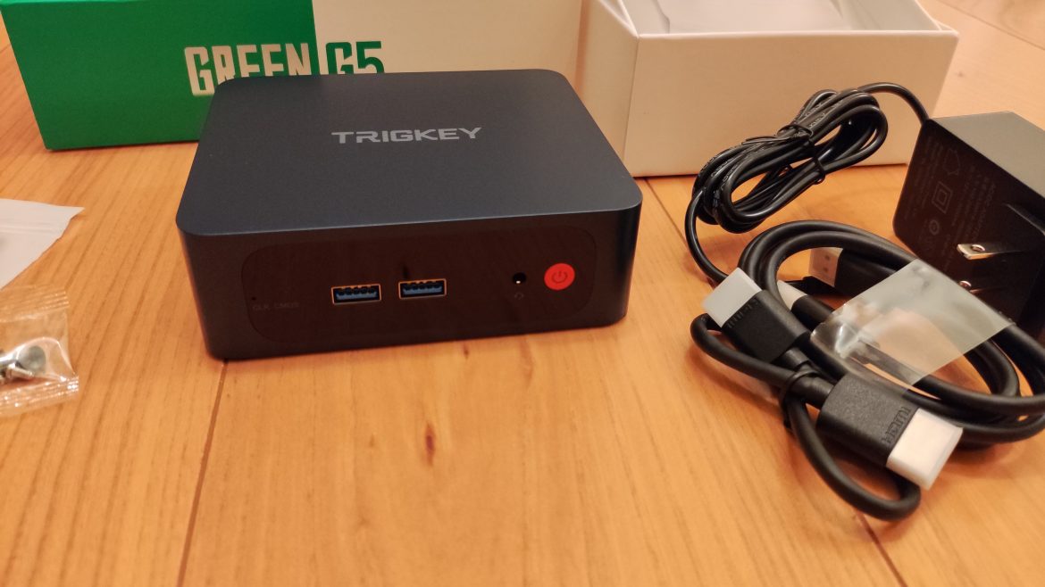 TRIGKEY G5のパッケージと本体