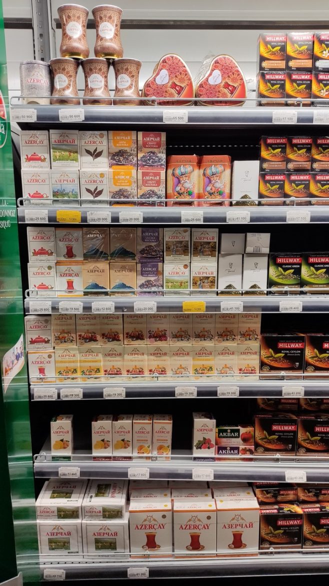 ウズベキスタンはお茶でもてなす文化なのでお茶の種類は豊富